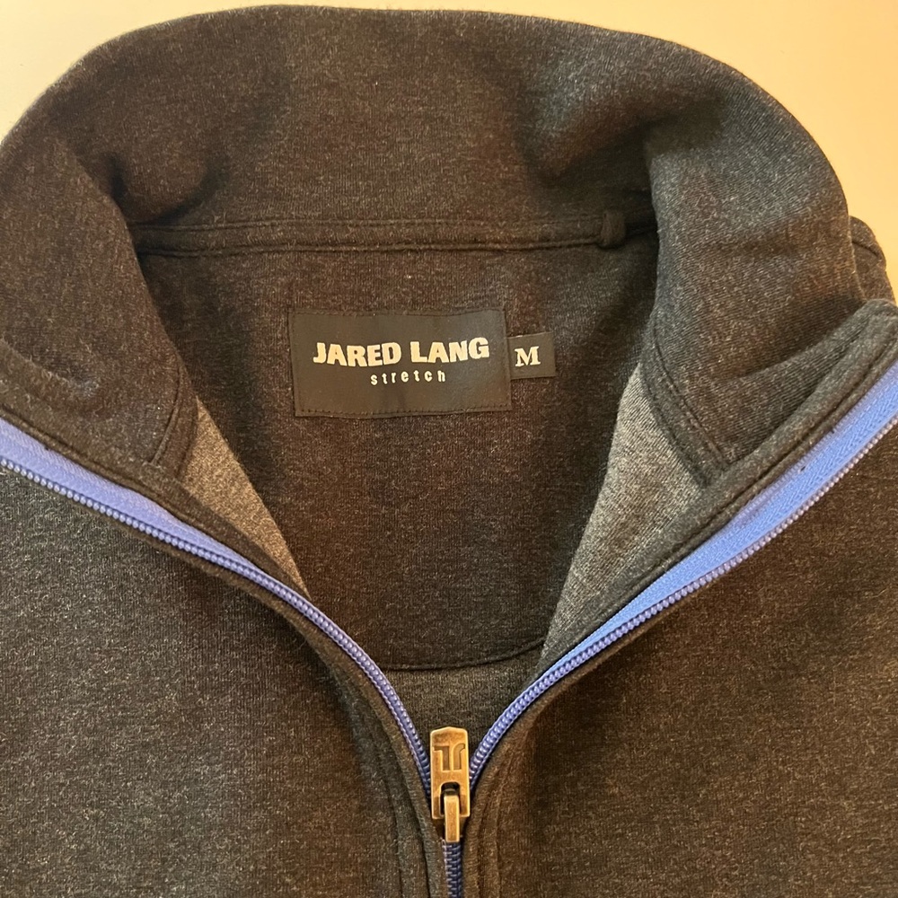 Gray Men's Gray Zip Sweater Sz Medium